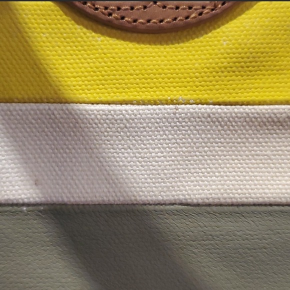 Tory Burch Canvas & Leather Tote - Picture 4 of 11